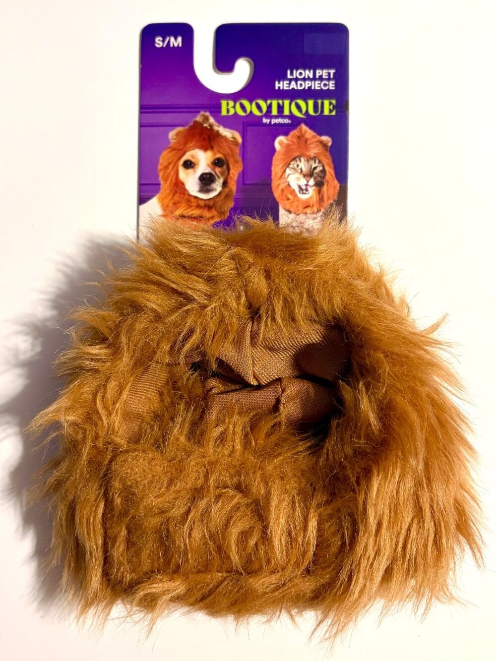 Petco Bootique Lion Pet Headpiece S/M Dog Cat Costume Halloween